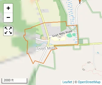 Area schools map